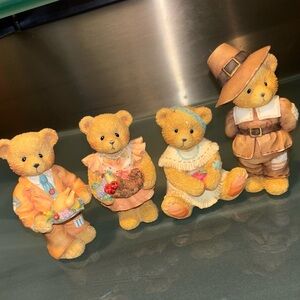 Cherished Teddies Thanksgiving Set